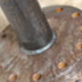 Artus Pedestal Reclaimed Wood Bistro Table, thumbnail 2 of 4