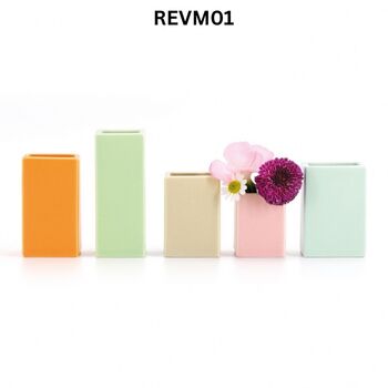 Mini Vases In High Quality Porcelain Set Of Five, 3 of 8