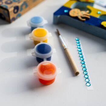 Personalised Paint Your Own Under The Sea Wooden Letter, 3 of 7