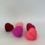 Honeycomb Heart Paper Decoration Set Of Five, thumbnail 1 of 5