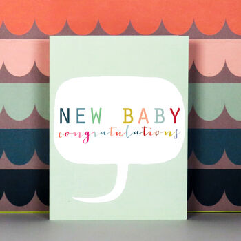 Mini New Baby Card, 5 of 5