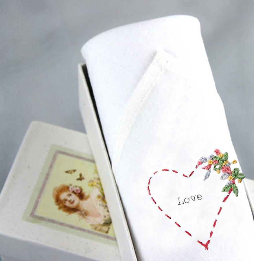 Love Token Woman's Handkerchief, 1 of 3