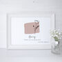 Personalised Grandma Print Thank You For Being You, thumbnail 1 of 3
