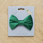 Green Velvet Dog Bow Tie, thumbnail 6 of 6