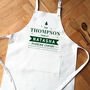 Personalised Family Christmas Aprons Festive Baking And Cooking Gift, thumbnail 2 of 5