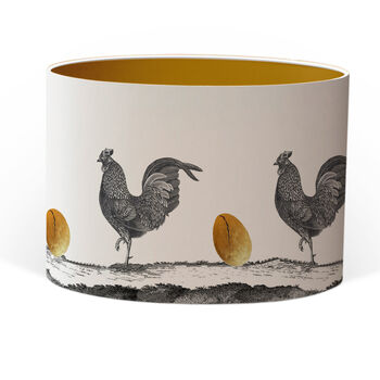 Which Came First Hand Gilded Lampshade, 4 of 7
