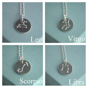Sterling Silver Personalised Constellation Necklace, 3 of 8