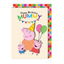 Handmade Peppa Pig Birthday Mummy Greeting Card, thumbnail 1 of 2