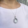 Oval Vintage Locket Necklace For Photos, Hair Or Ashes, thumbnail 7 of 12