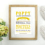 Personalised New Baby Details Print, thumbnail 1 of 8