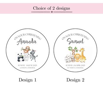 Personalised Jungle Christening Ceramic Keepsake, 2 of 6