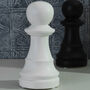 G Decor White And Black Chess Pawn Decorative Statues, thumbnail 4 of 5