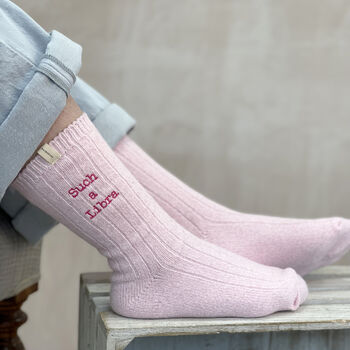 Such A Libra Personalised Starsign Socks, 3 of 3
