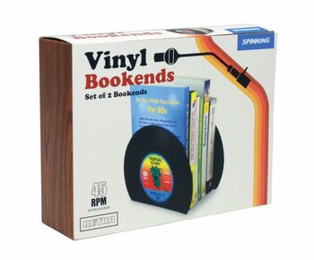 Retro Vinyl Bookends, 2 of 3
