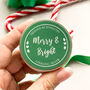 Silver Christmas Earrings, Santa Hats, In A Gift Tin, thumbnail 6 of 8