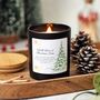With Love At Christmas Time Personalised Candle Gift Set, thumbnail 7 of 8