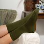 Classic Green And Fleur De Lis Green Women's Socks Bundle, thumbnail 2 of 4