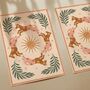 ‘Wild’, Celestial Horse Floral Western Art Print Rodeo Cowboy Poster, thumbnail 2 of 3