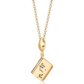 18ct Gold Story Book Charm Necklace, 2 of 6