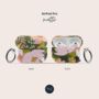 Water Lillies Air Pods Case With Keychain, thumbnail 4 of 5