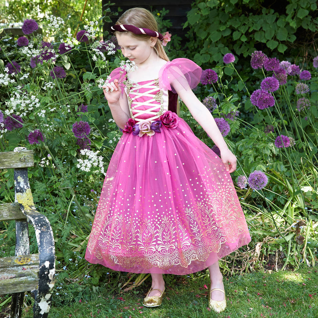 Girl's Amethyst Princess Dress Up Costume, 1 of 4