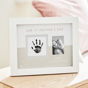 Personalised Our 1st Mother’s Day Handprint Frame, 2 of 4