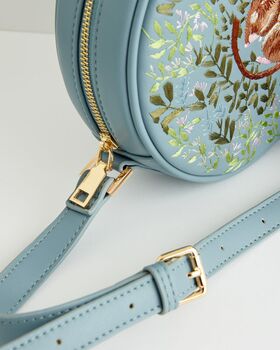 Chloe Circle Bag Embroidered Dormouse Blue, 4 of 8