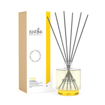 Just Be Happy Aromatherapy Reed Diffuser, 2 of 6