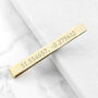 Personalised Special Coordinates Tie Clip, thumbnail 1 of 11