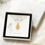 April Daisy Gold Plated Birthflower Necklace, thumbnail 3 of 11