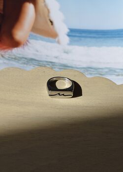 Wave Summer Ring Unisex Gift, 6 of 8