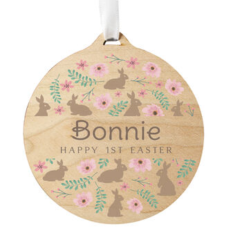 Personalised Wooden Easter Decoration, 4 of 5
