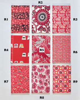 Japanese Washi Notepad Reds, 4 of 6