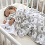Personalised Fluffy Ellie Blanket And Ellie Comforter, thumbnail 2 of 12