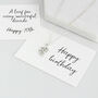 Sterling Silver 70th Birthday Leaf Necklace, thumbnail 1 of 6