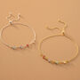 Create Your Own Family Heart Birthstone Personalised Bracelet, thumbnail 2 of 12