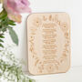 Wooden Personalised Poem Or Song Sign, thumbnail 1 of 3