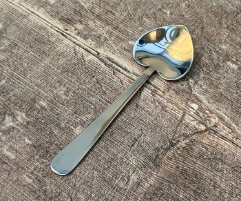 Set Of Four Heart Tea Spoons, 2 of 3