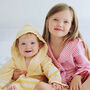 Yellow Hammam Children's Beach Robe, thumbnail 6 of 6