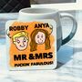 Personalised Mr And Mrs Fabulous Coaster, thumbnail 1 of 2