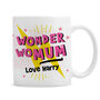 Personalised Wonder Wo Mum Ceramic Mug, thumbnail 4 of 4