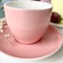 Four X Set Of Cups And Saucers Pastel Colours, thumbnail 4 of 4