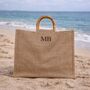 Personalised Square Jute Tote Bag, thumbnail 1 of 5