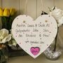 Godparent's Christening Wooden Heart Thank You Gift, thumbnail 2 of 5