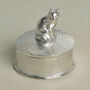 Personalised Engraved Cat Pewter Trinket Box Gift, thumbnail 6 of 8