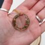 Christmas Wreath Necklace, thumbnail 2 of 3