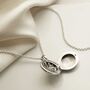 Sterling Silver Vintage Round Locket, thumbnail 3 of 8