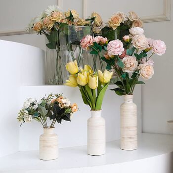 Set Of Three Ceramic Vase For Flowers, 6 of 9