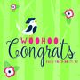 Woohoo Congrats Card, thumbnail 2 of 2