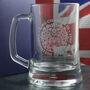 King Charles Coronation Beer Pint Glass, thumbnail 2 of 3